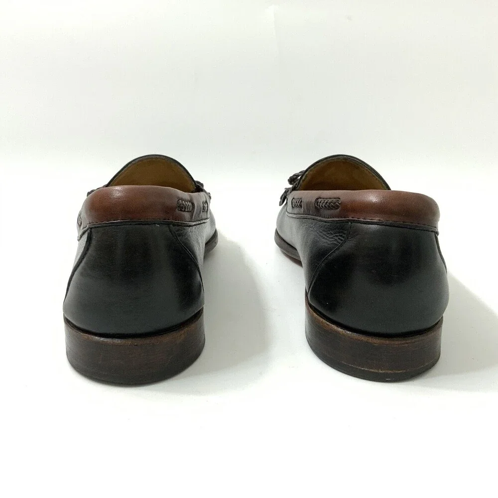 Allen Edmonds All Leather Woodstock Loafers NARROW Black Men 10.5C